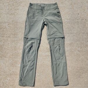 Columbia QuickDry UPF 50+ Convertible Hiking Pants Olive Green Women's Size 4